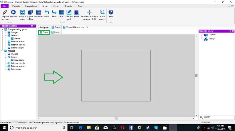 City Race 3D Game Build Using gdevelop